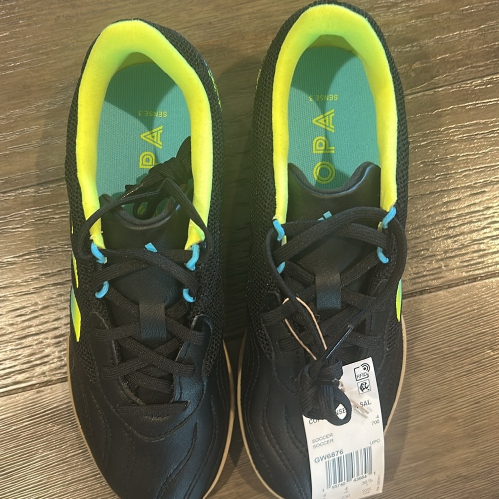 Adidas Black and Yellow Sneakers with Neon Accents